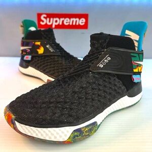 NIKE Air Zoom UNVRS FlyEase Black Blue SIZE 4M CQ6422 001 (NO BOX) Like New!